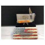 Case Mini Copperlock Orange Bone Handle#004