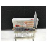 Case Teardrop Silver Micarta Bone Handle