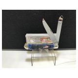 Case Trapper Union Blue Bone Handle