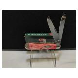 Case Trapper Red Bone Handle