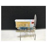 Case Teardrop Denim Bone Handle