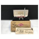 Case Toothpick Burgundy Bone Handle Yellowhorse