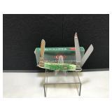 Case Stockman Emerald Green Bone Handle