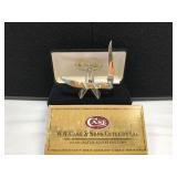 Case Toothpick Snow Leopard Bone Handle