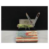 Case Trapper Green Bone Handle Zombie #90