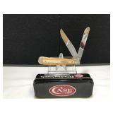 Case Trapper Natural/Chestnut Bone Handle