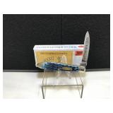 Case Teardrop Denim Bone Handle