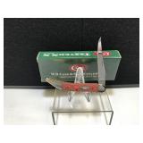 Case Toothpick Red Bone Rattle Snake Handle