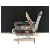 Case/Harley Davidson Trapper Lava Micarta Handle