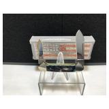 Case Baby Butterbean Hunter Green Bone Handle