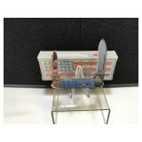 Case Baby Butterbean Blue Wood Handle