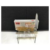 Case Teardrop Gold Micarta Handle