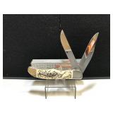 Case Folding Hunter Bone Handle Scrimshaw