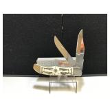 Case Folding Hunter Bone Handle Scrimshaw