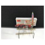 Case Teardrop Crimson Bone Handle