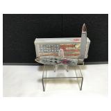 Case Teardrop Grey Bone Handle