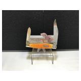 Case Stockman Orange Bone Handle