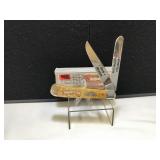 Case Trapper Brown Bone Handle#1605