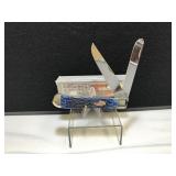 Case Trapper Union Blue Bone Handle Civil War