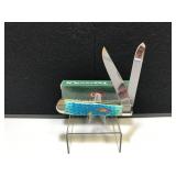 Case Trapper Sky Blue Bone Handle