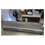 Desk Fan and Two Space Heaters