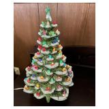 12" Ceramic Lighted Christmas Tree