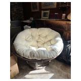 Papasan Chair with Cushion