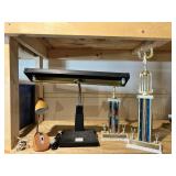 Vintage Desk Lamps & Trophies