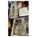 Wood Bench, Table and Stool