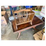 Vintage Coffee Table and Magazine Holder