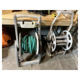 Two Hose Reels and One Hose