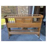 Solid Wood Bookcase Headboard & Footboard
