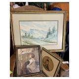 Original Artwork by Ruby Graves & 2 Framed Prints