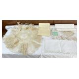 Vintage Table Covers, Damask Linens and More