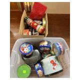 Large collection of Tin Cans