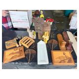 Wood Decor and Clock