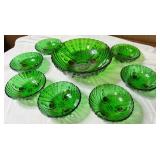 Vintage Anchor Hocking Burple Berry Set