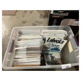 Large Tub of Shop Magazines