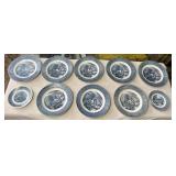 Vintage Currier & Ives Dinnerware