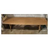 Vintage Coffee Table with Sculptural Base