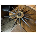 Vintage Welby Starburst Atomic Wall Clock