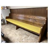 Extra Long Padded Church Pew