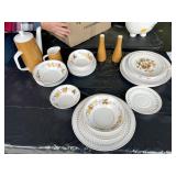 Vintage Mikasa MCM Plates, Teapot and More