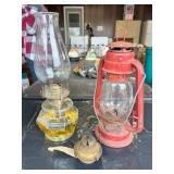Vintage Oil Lamp & Lantern