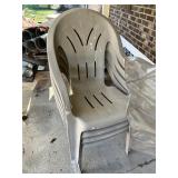 Plastic Chairs and Cover