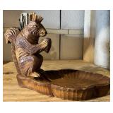 Hand Crafted Squirrel Nut Bowl