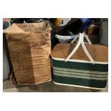 Vintage Picnic Basket and Original Box