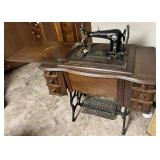 Antique Betsy Ross Treadle Sewing Machine