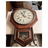 Antique Waterbury Regulator Clock