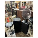 Adjustable Stool, Cabinet & Hair Dryer